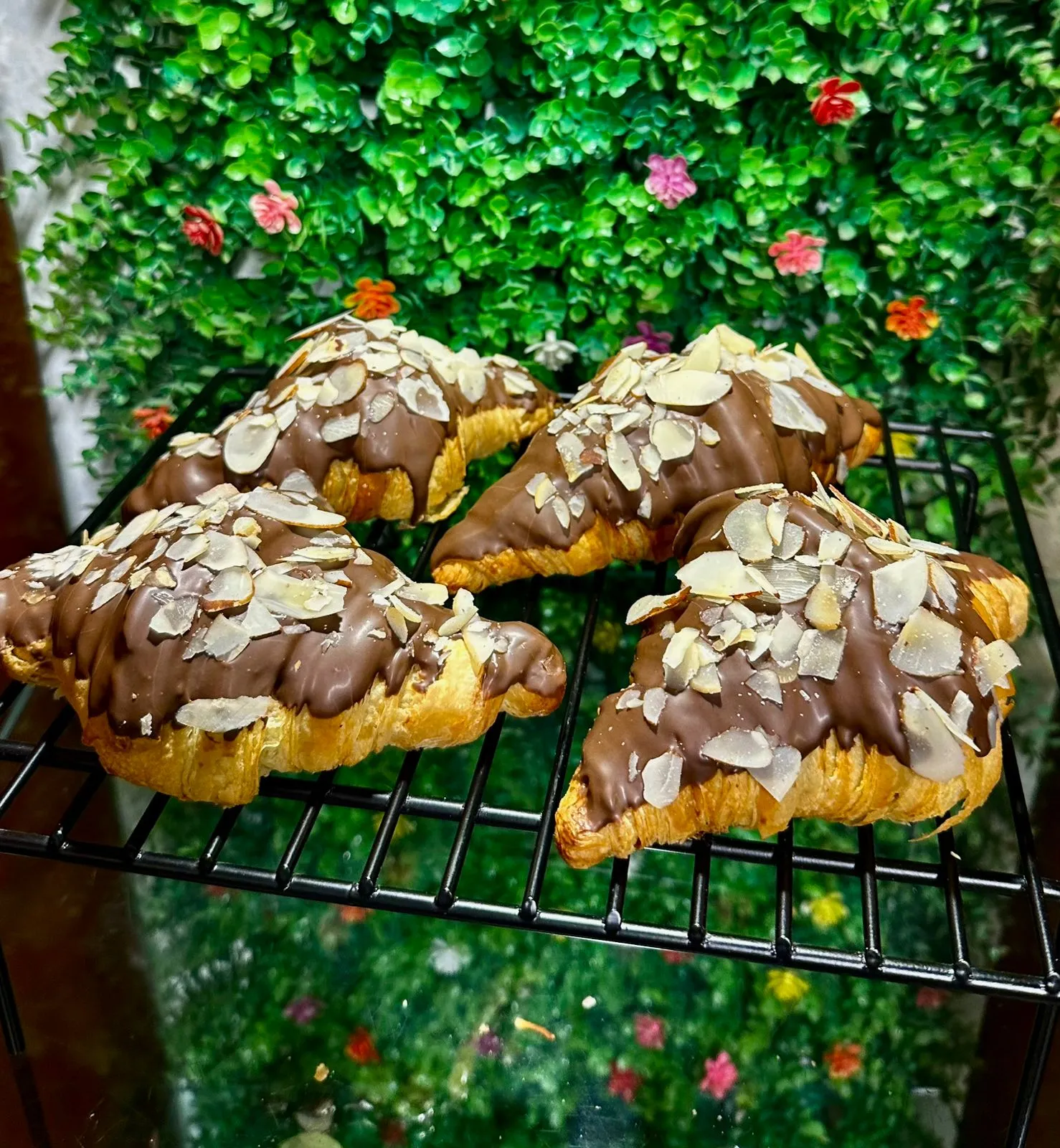 Croissant relleno de Fudge