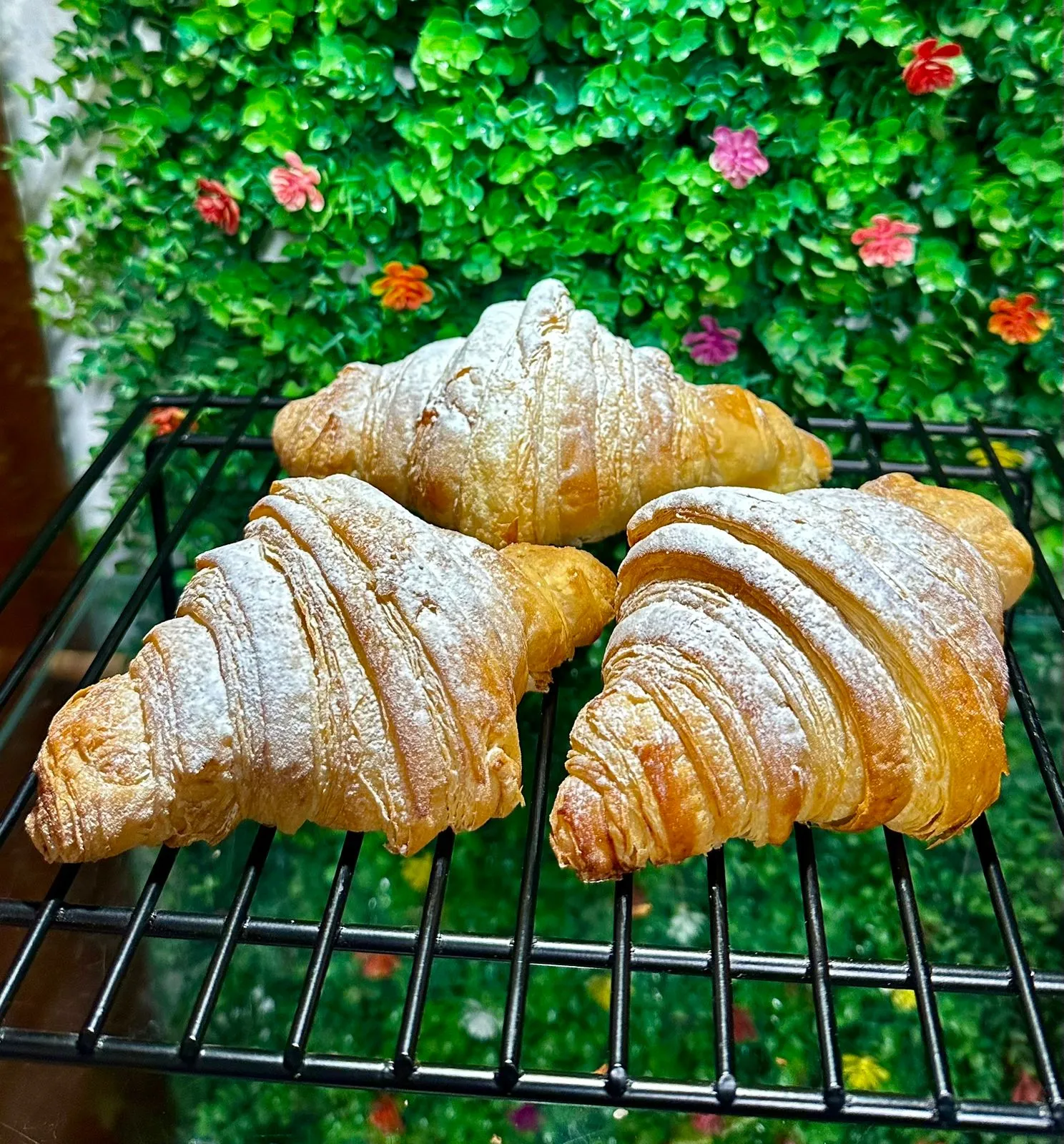 Croissant relleno de manjar blanco