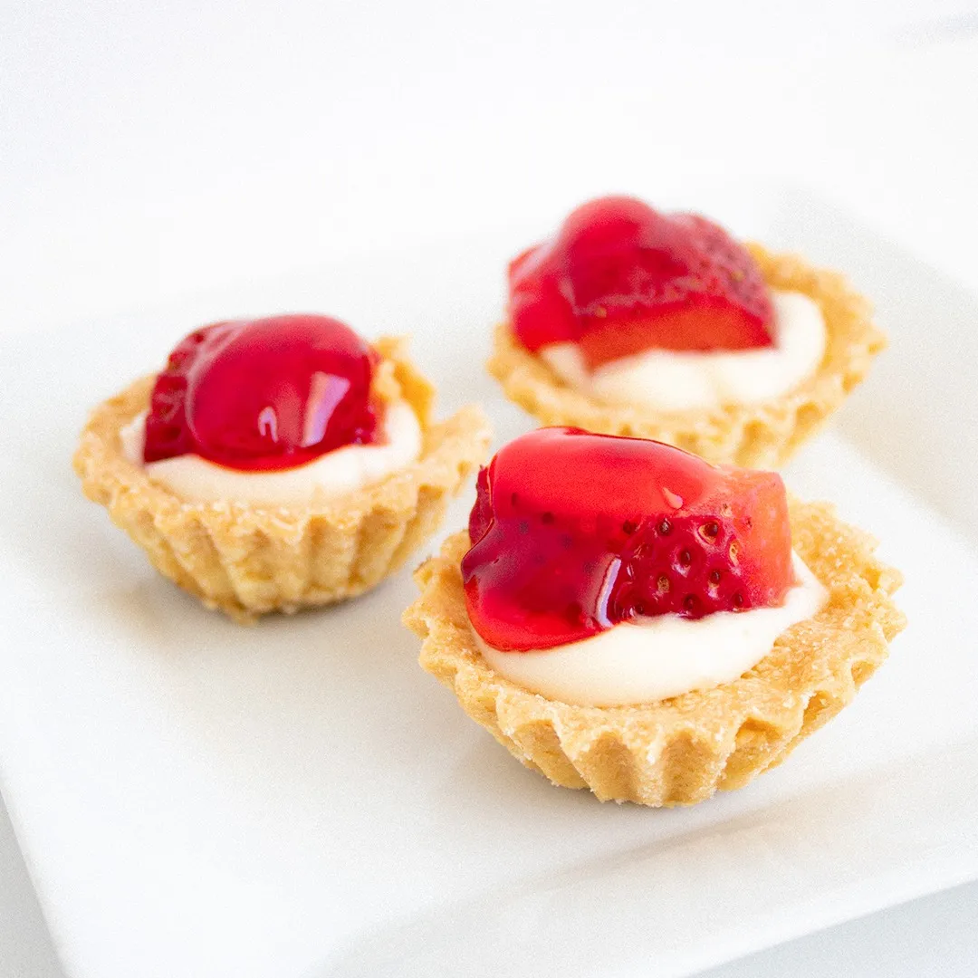 Tartaletas (Fresa y Durazno)